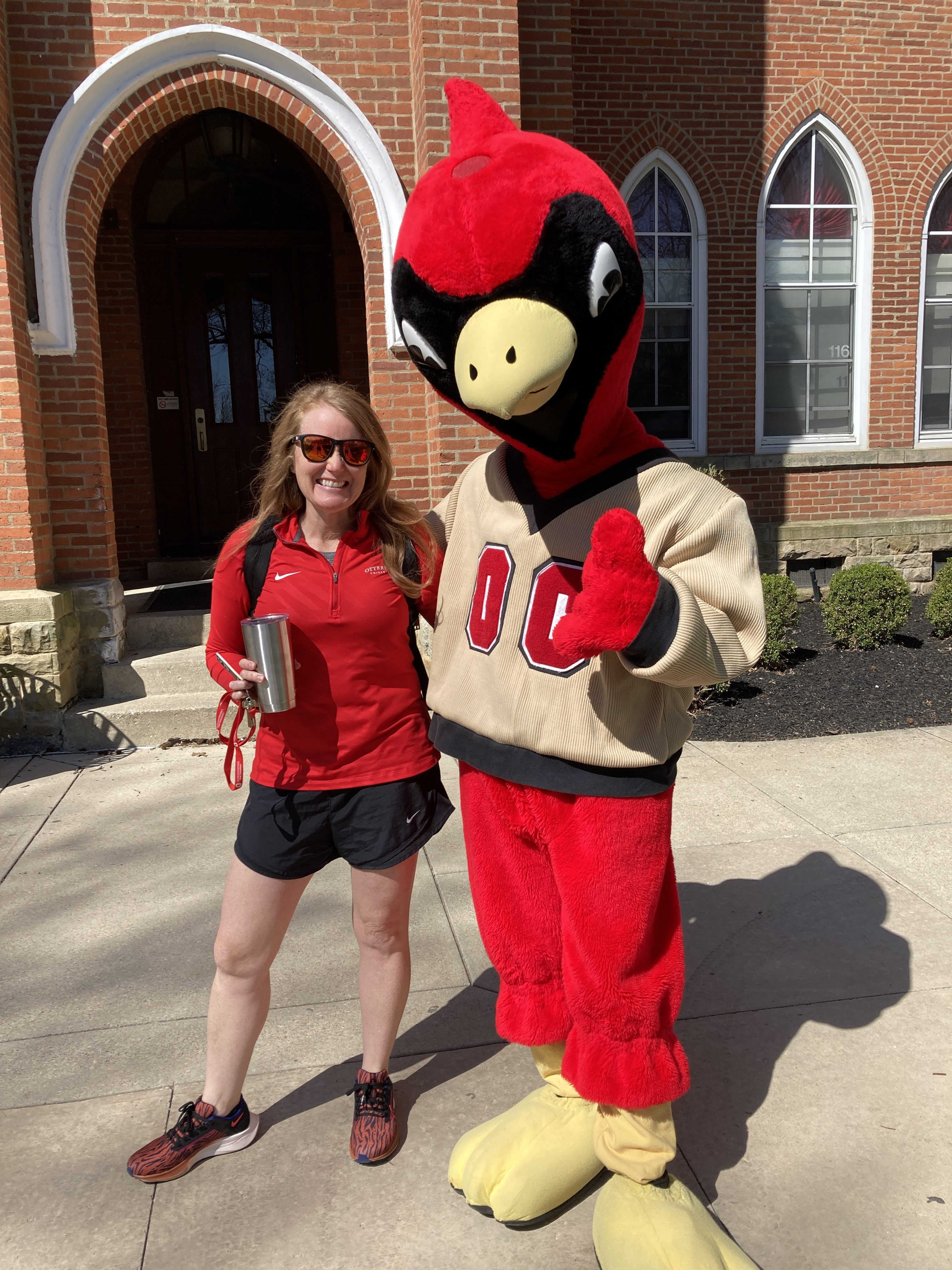 Kristy McCray Otterbein University Cardy the Cardinal Kristy McCray Otterbein University Cardy the Cardinal